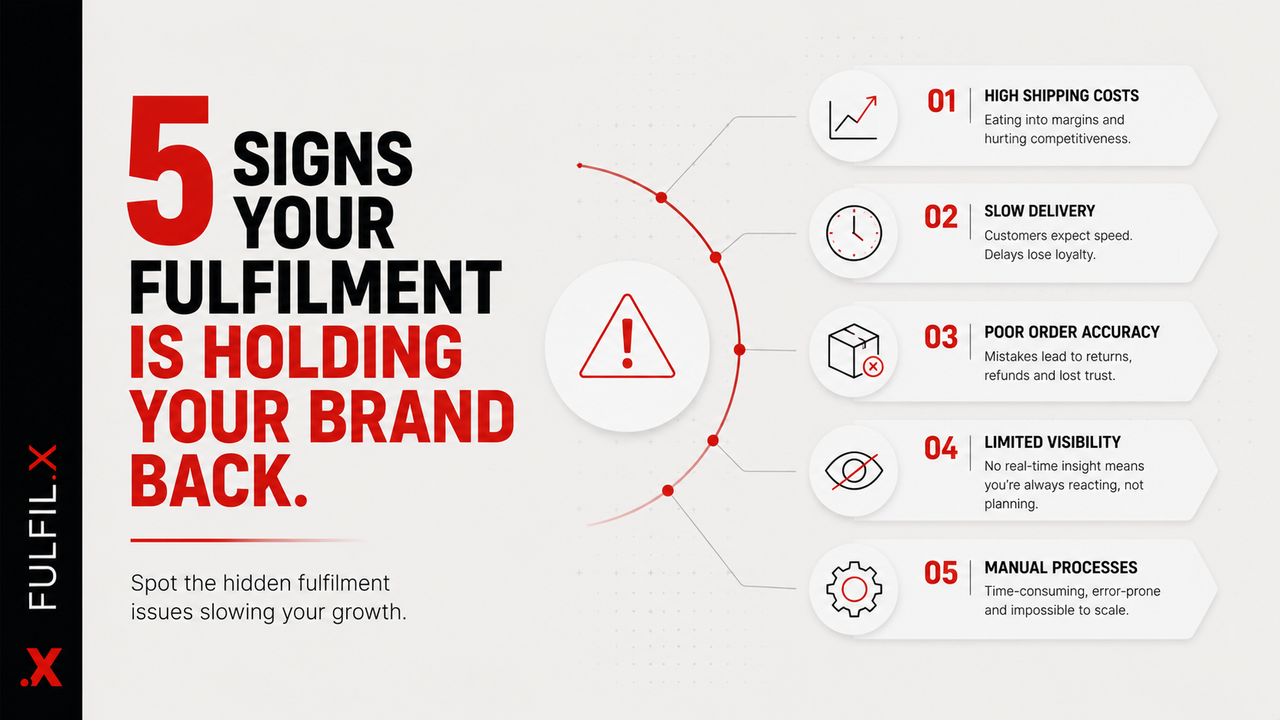 5 Signs Your Fulfilment Is Holding Your Brand Back