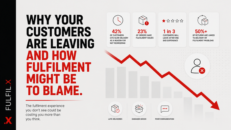 Why Your Customers Are Leaving And How Fulfilment Might Be to Blame