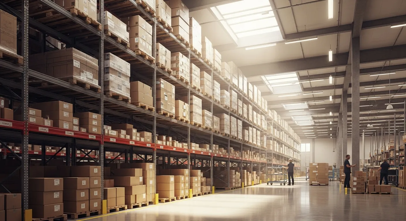 Inside a FULFIL.X fulfilment warehouse